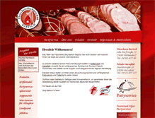 Tablet Screenshot of fleischerei-bartsch.de